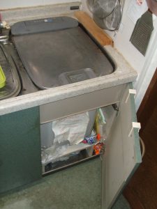 サンウェーブ　キッチン　トップオープン　食器洗浄機　取替